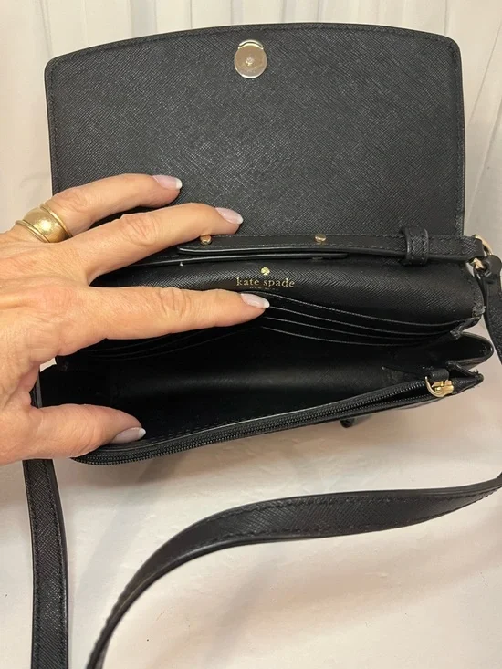 Kate Spade Black Crossbody Wallet - Picture 5 of 7